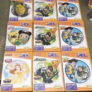 Bundle of 3 Fisher-Price IXL new in package Learning System ages 3 to 7 years
